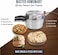 1200W Mini Electric Aluminum Oven &amp; Bread Maker, Khameer bread Maker, Easy To Use with Low Power Consumption, Khameer Bread Maker, Silver 32CM