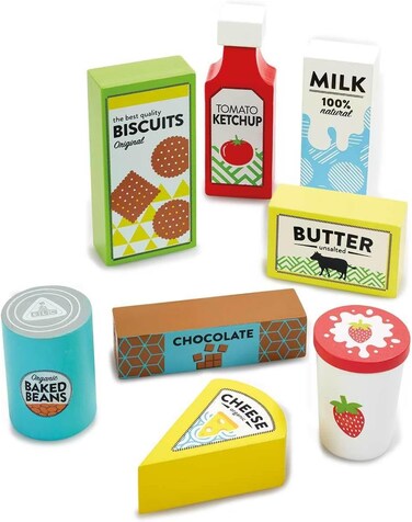 ELC Wooden Food Shopping Set