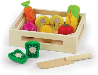 ELC Wooden Crate Of Vegetables