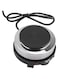BEONE Mini Electric Hot Plate, 500w Teapot Warmer, Multifunction Electric Cooking Stove Cooking Plate Coffee Heater For Dorm Office/Home/Camp, Compatible for All Cookwares (Black.)