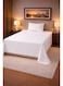 2&acirc;&euro;&lsquo;Piece Striped Microfiber Flat Bed Sheet Set Single 160x220cm &acirc;&euro;&ldquo; Soft Breathable Flat Sheet with 1 Pillowcase 50x70cm, White Microfiber White 160x220cm