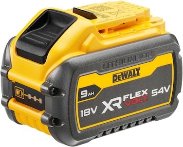 Dewalt Battery XR FlexVolt 18V/54V 9AH &ndash; Yellow/Black (International Version)