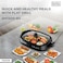 Black+Decker Electric Health Grill, 1500W, Family-Sized Non-Stick Griddle With Glass Lid, 5-Level Temperature Control, Cool-Touch Handles, Efficient Fat Draining, Dishwasher Safe, Black - GH1500-B5