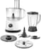 BLACK+DECKER 800W Multifunction 5-in-1 Food Processor, White - FX822-B5