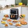 Black &amp; Decker Digital 12-in-1 Multifunction Air Fryer 1800W 8.5L/2Kg Capacity With Rapid Hot Air Circulation For Frying, Grilling, Broiling, Roasting, and Baking AF5800-B5