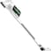 Black+Decker Cordless Stick Vacuum Cleaner, 18V, Cyclonic Filtration, Floor Sense Technology, Edge Cleaning, 40-Min Runtime, Self-Standing Design, LED Headlights &ndash; White/Green, REVSV18D1-GB