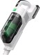 Black+Decker Cordless Stick Vacuum Cleaner, 18V, Cyclonic Filtration, Floor Sense Technology, Edge Cleaning, 40-Min Runtime, Self-Standing Design, LED Headlights &ndash; White/Green, REVSV18D1-GB