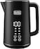 Black+Decker Digital Kettle, 2200W, 1.7L, Touch Screen, Double Wall Design, 6 Preset Temps, 30-Min Keep Warm, LED Display, Auto Shut-Off, Boil-Dry Protection, Cool-Touch Exterior, Black - JCD200-B5