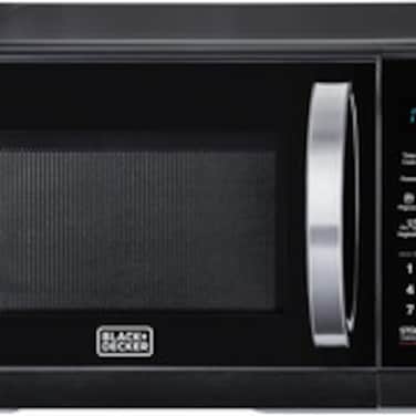 BLACK+DECKER Digital Microwave Oven, 25L, 900W, 6 Auto Programs, LED Display, 11 Power Levels, Child Lock, MZ2500P-B5