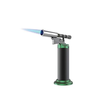 Jet Flame Pro Windproof Refillable Butane Lighter with Safety Lock &amp; 16cm Flame Length