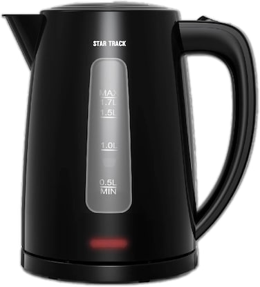 STAR TRACK 1.7L Electric Kettle, 2200W, Instant Heating, Manual Lid, Boil-Dry Protection, and Light Indicator, ST-17BD-KP2200