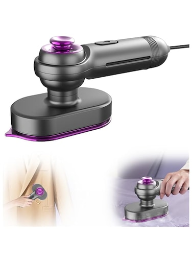 ANTOLEMini Steam Iron for Clothes,180&deg;Rotating Handheld Steam Iron,Portable Steamer Travel Iron,Micro Steam Iron Mini Handheld Garment Steamer Support Dry and Wet Ironing for Home Travel