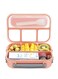 PRECIOUS Lunch Box for Adults and Kids 4 Compartment Lunch Box with Fork - Durable Perfect Size - Leak-Proof - Reusable - BPA Free and Freezer Safe Food Containers