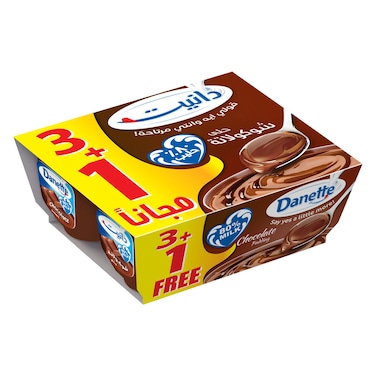 Danette Chocolate Dessert, 90g Pack of 4