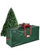 Tiokkss Christmas Tree Storage Bag   Fits Up to 7 Ft. Tall Disassembled Tree I 53&rdquo; x 14&rdquo; x 27&rdquo; Holiday Tree Storage Case   Protective Zippered Artificial Xmas Tree Bag with Handles (Green)