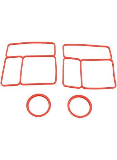 Lid Seal Gasket for OmieBox, Silicone Leakproof Lunch Box Gasket Food Storage Gasket Airtight Food Container Gasket Replacement, Food Container Seal Replacement Part (Red)