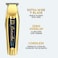 Wahl 5 Star Cordless Detailer in GOLD, Professional Hair Trimmers, Close Trimming, Detailing and Outlining, Lightweight, Cordless, Snap On/Off Blades, Barbers Supplies