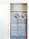 12-Shelf Hanging Closet Organizers And Storage Grey