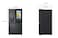 LG Black Glass  Fridge InstaView Door-in-Door&trade;, Essence Black Steel  Ice &amp; Water Dispenser Plumbing required GR-X39FFCRL