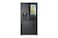 LG Black Glass  Fridge InstaView Door-in-Door&trade;, Essence Black Steel  Ice &amp; Water Dispenser Plumbing required GR-X39FFCRL