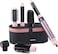 Enzo 6 in 1 Multi-Functional Hair Styler Set   EN-4133 Hair Straightener, Hot Volumizing Brush, Automatic Airwarp Rotating Curler Temp 50&deg;C to 110&deg;C   1500W DC Super Motor