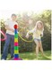 Generic Kids Ring Toss Game Set - 34cm Colorful Plastic Ring Throw Toy For Indoor &amp; Outdoor Play, Fun Coordination &amp; Target Game For Children, Family Garden Toss Game For Boys &amp; Girls, Sports