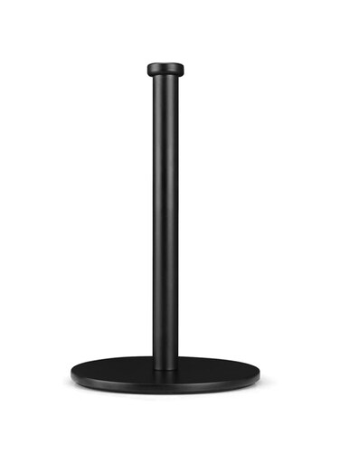 KEWANNO Paper Towel Holder, Black Kitchen Roll Holder Organizer, Countertop Paper Towel Holders for Kitchen Roll Holder, Steady Countertop Paper Towel Holder with Weighted Base