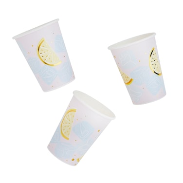 Pastel Cocktail Paper Cups 250ml 10/Pack