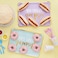 Pastel Pun Paper Trays 390x290mm 4/Pack