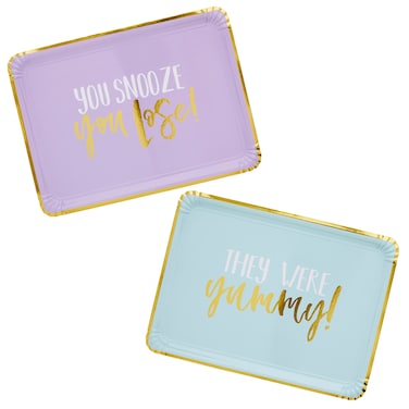 Pastel Pun Paper Trays 390x290mm 4/Pack