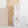 Rose Gold Giant Baby Blocks