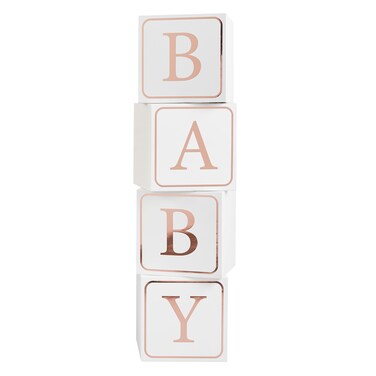 Rose Gold Giant Baby Blocks