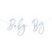Blue 'Baby Boy' Banner 2m