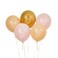 Pink, Nude &amp; Gold 'Baby Girl' Latex 12" Balloons 5/Pack