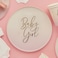 Pink 'Baby Girl' Paper Plates 8/Pack