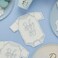 Blue 'Baby Boy' Babygrow Paper Napkins 16/Pack