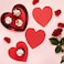 16 Heart Shaped Paper Napkins