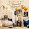 Gold Ramadan Kareem Card Banner 2m Hanging Decoration Pack of 2