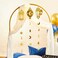 Gold Ramadan Hanging Card Decorations Islamic Home Decor Pack of 3