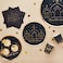 Moon and Star Food Picks Ramadan Cake Toppers Pack of 12