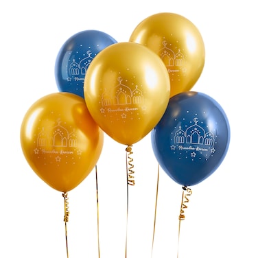Ramadan 12 Inch Latex Balloons Party Decoration Pack of 5