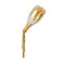 27" Gold &amp; White Champagne Bottle Foil Balloon &amp; Crepe Paper Tassels