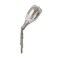 27" Silver &amp; White Champagne Bottle Foil Balloon &amp; Crepe Paper Tassels