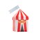 Circus Customisable Party Boxes 4Ct