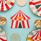 Circus Tent Paper Napkins 16Ct