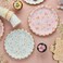 Floral Scalloped Paper Plates 8Ct