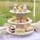 Floral 3-Tier Cake Stand