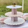 Floral 3-Tier Cake Stand