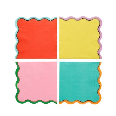 Premium Brights Paper Napkins 16Ct