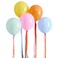 Premium Bright Latex 12" Balloons &amp; Tassel Tails 5Ct